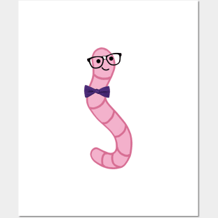 worm (nerd) Posters and Art